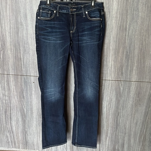 Silver Jeans Elyse blue jeans - Picture 4 of 16